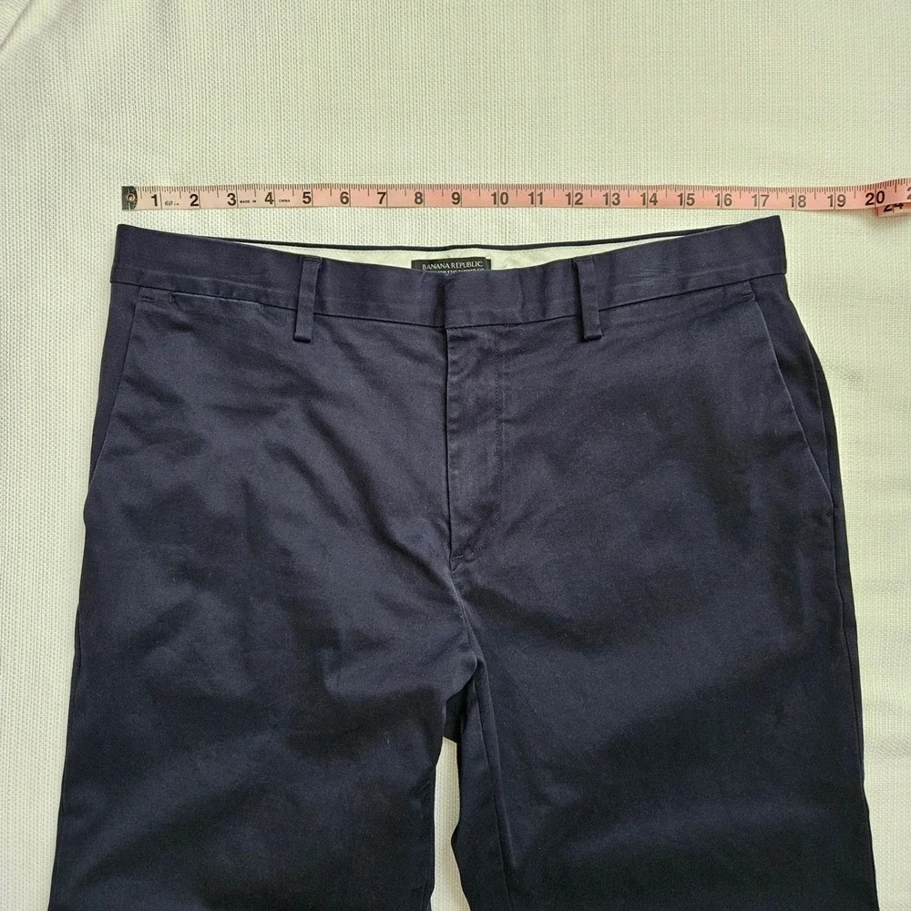 Banana Republic Athletic Tapered Pants Mens 34x32 Cotton Chino Stretch